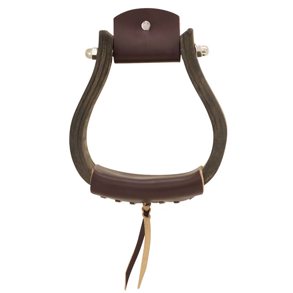Metalab Open Range 3-1/4 Dark Wood Bell Stirrup N/A N/A