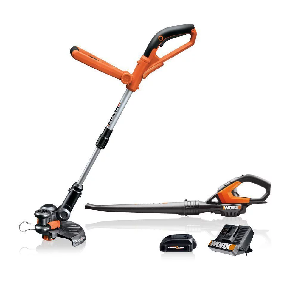 Worx 20V GT 3.0 Trimmer & TURBINE Blower Combo Kit
