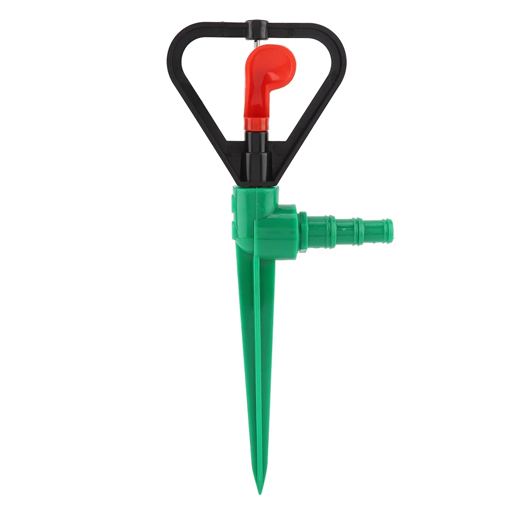 Nimomo Water Sprinkler Multipurpose 1/2inch Plastic Lawn Garden Sprinkler 360 Degree Water Spray Irrigation Drippers Stake