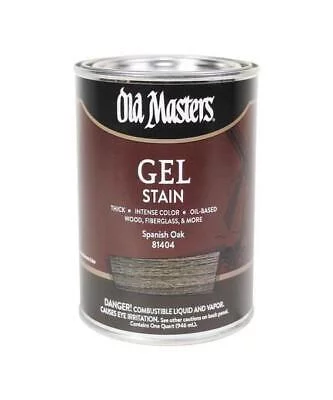 Old Masters Semi-Transparent Spanish Oak Oil-Based Alkyd Gel Stain 1 qt