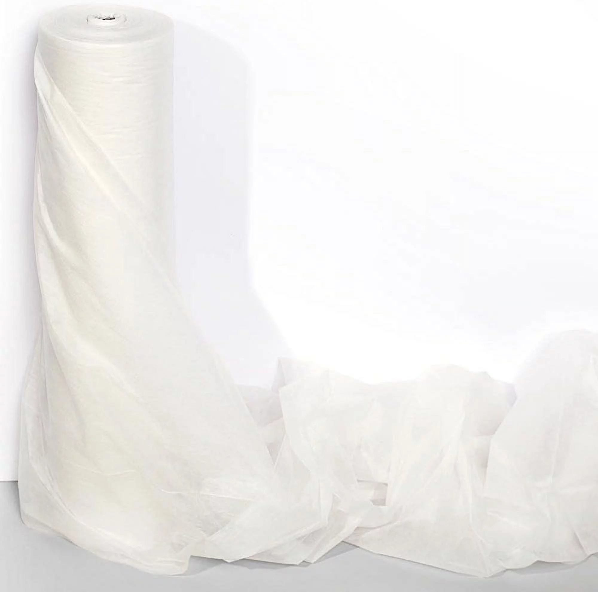 White Flame Retardant Gossamer, 59 Inches X 100 Yards, Sheer Fabric For Wedding Decorations, Baby Shower, Gender Reveal, Prom, Homecoming, Event Photo Backdrops, Drapes