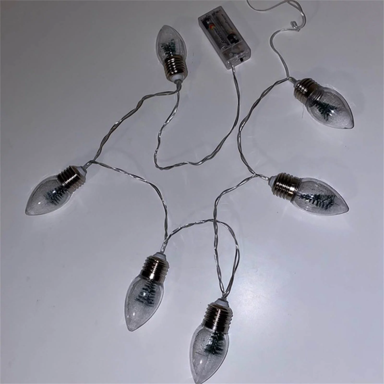 BadyminCSL Target Bullseye Playground Christmas Tree Snow String Lights Christmas Lights