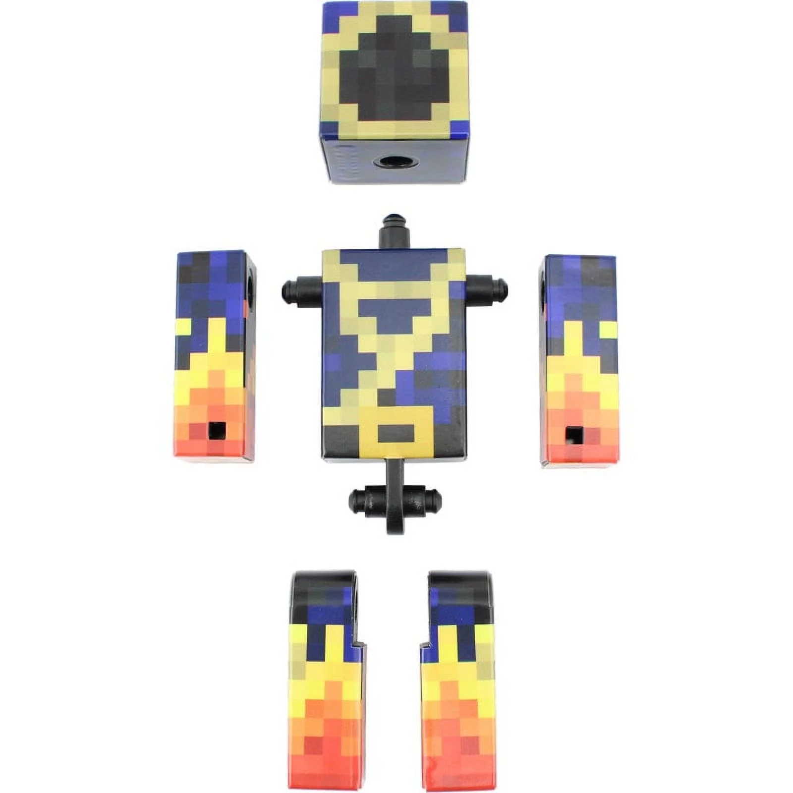 Fire Mage Action Figure Toy, 4 Inch Custom Series Figurines by EnderToys