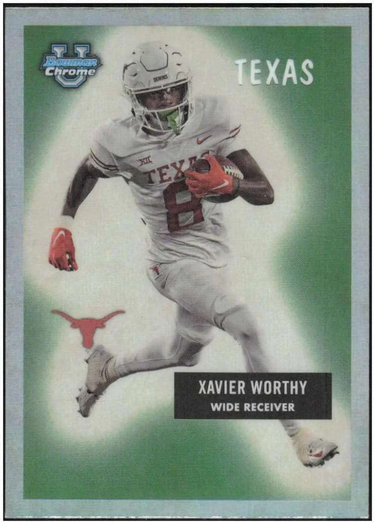 NFL 2023 Bowman Chrome U 1955 Retro Insert Xavier Worthy #55BF-13 (Rookie)