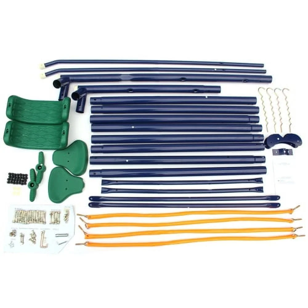 Goldmeet Metal Swing Set Outdoor with Glider for Kids, Toddlers, Children