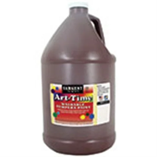 Art-Time® Washable Tempera Paint, Brown - Gallon