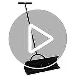 Gardenised Black Heavy Duty Snow Shovel Rolling Pusher Remover with Wheels and Wide Blades, (QI004186)