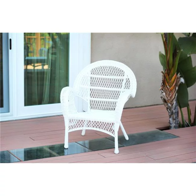 Santa Maria White Wicker Chair