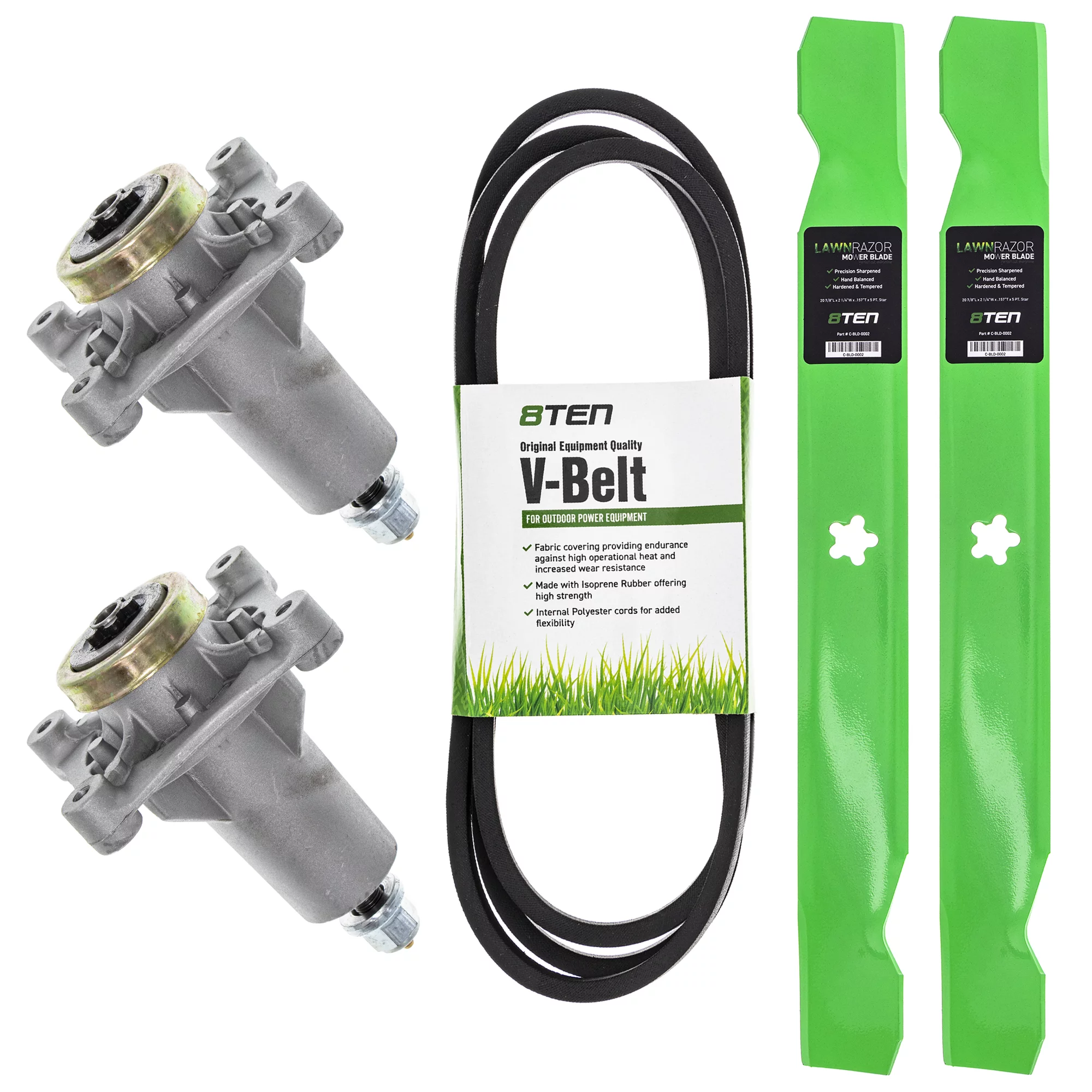 8TEN Blade Spindle Rebuild Kit for Husqvarna AYP 134149 138971 MK1002103