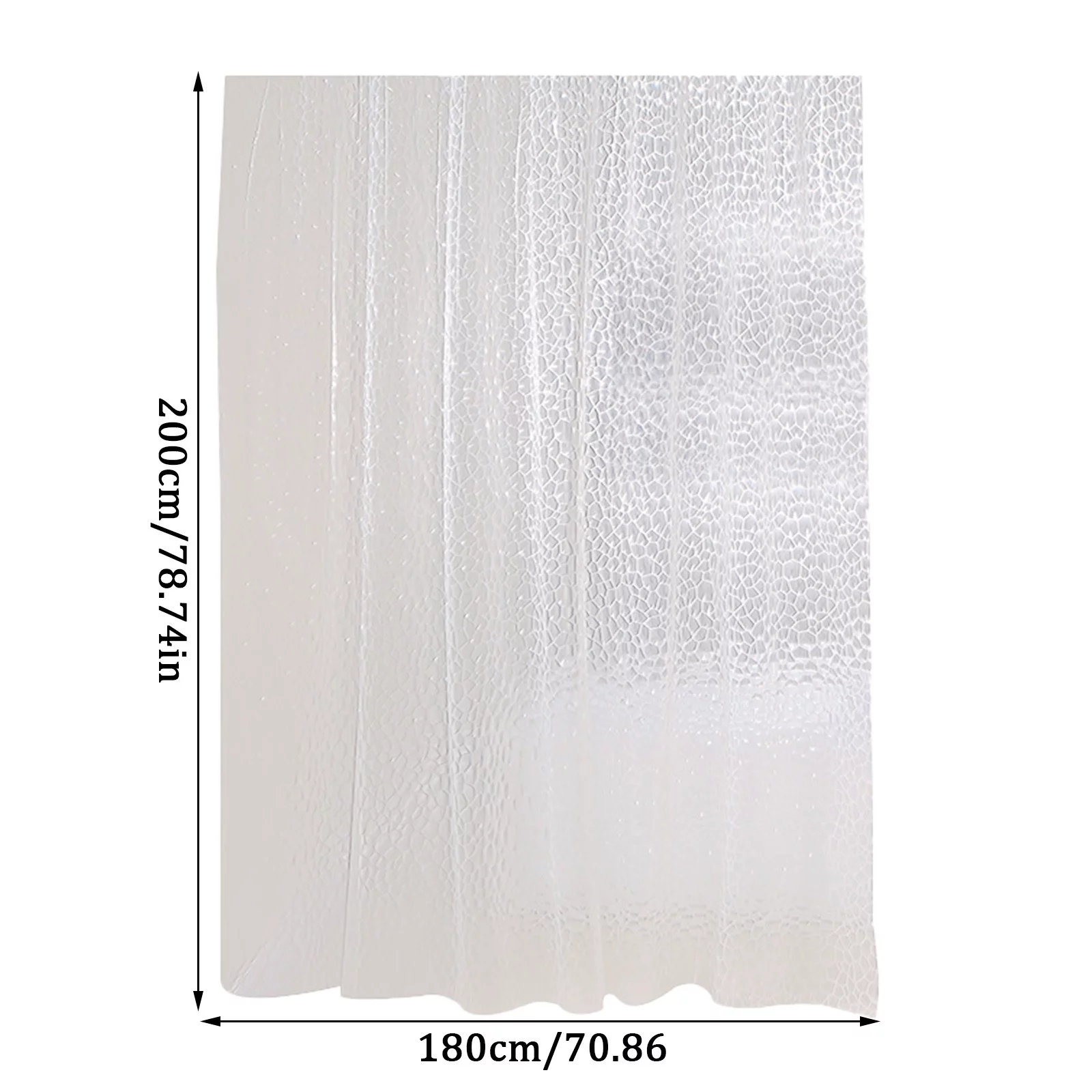 DYWADE Outdoor Wall Decor Printed Fabric Shower Curtain Thickened Waterproof Fabric Butterfly Leaf Shower Curtain with Hook One Size