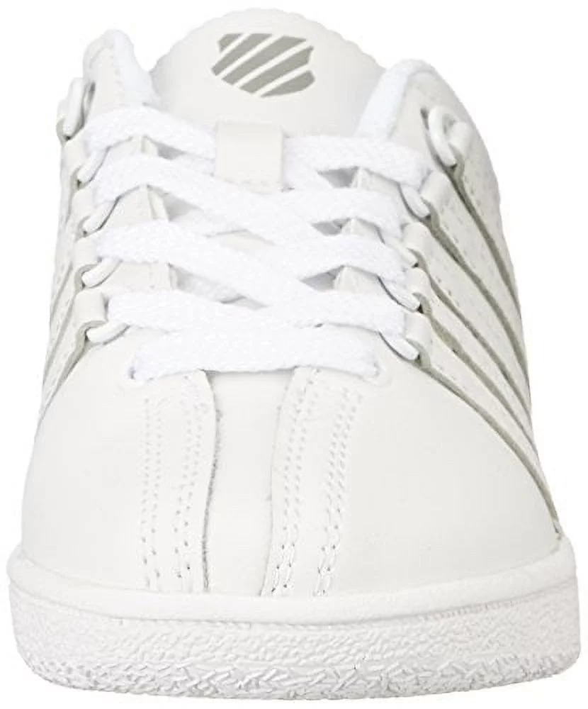 K-Swiss Kid's Classic VN Sneaker, White/White, 10, M