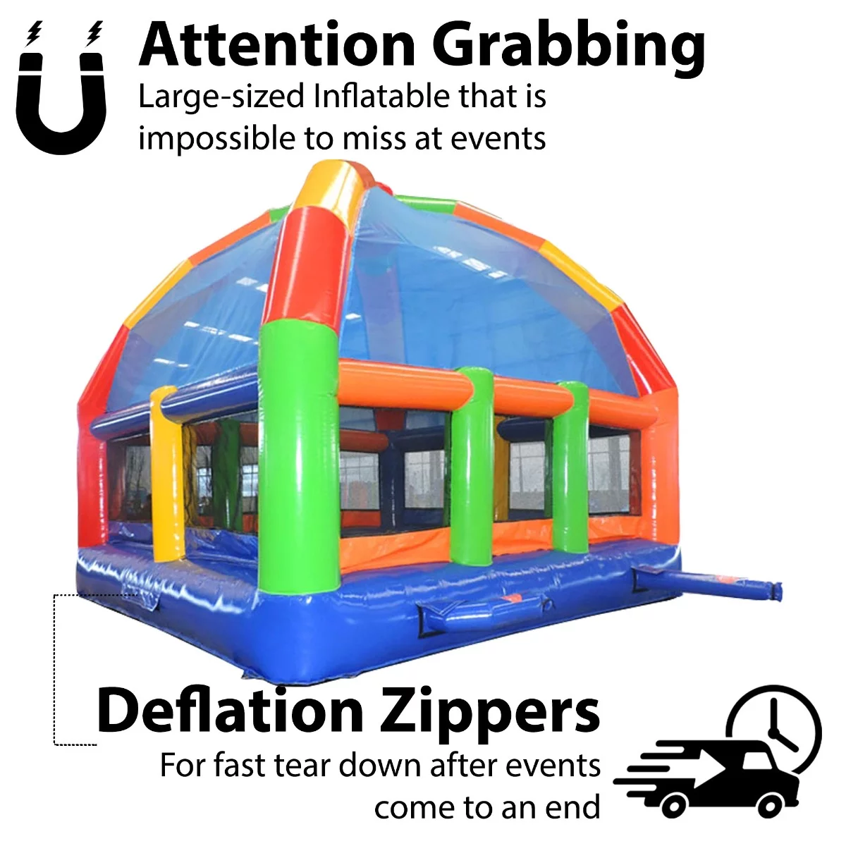 TentandTable Commercial Inflatable Bounce House - Bubba Big Bounce House