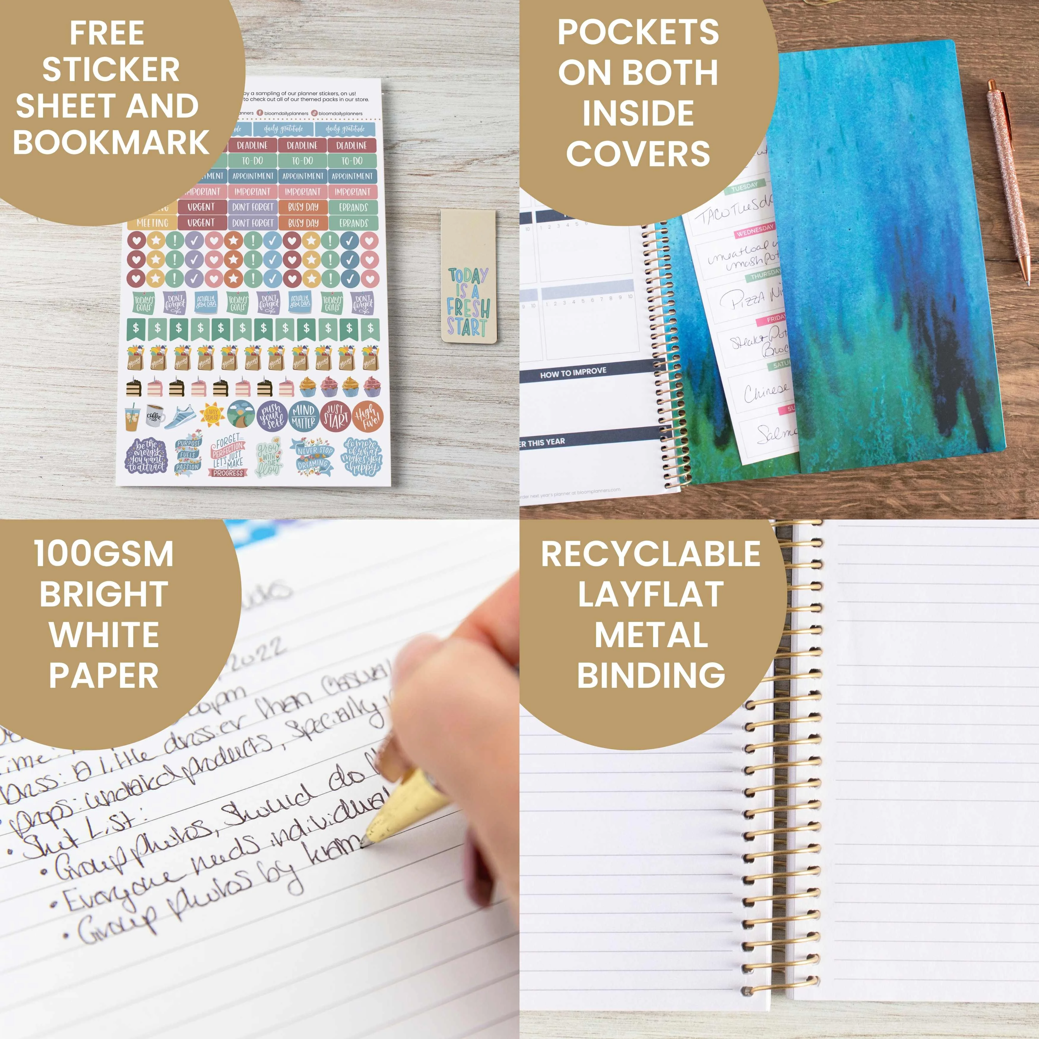 bloom daily planners 2024 Soft Cover Planner, 8.5