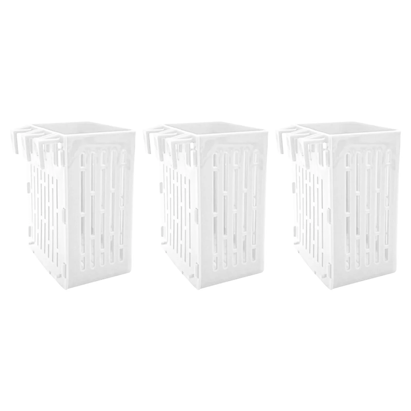 LIJCC Hanging Aquarium Flower Pot Cup, Aquatic Plant Stand, Aquarium Flower Pot Cup with Hook for Fish Tank Aquaponics Plant Cultivation and Decoration (1/2/3pcs)