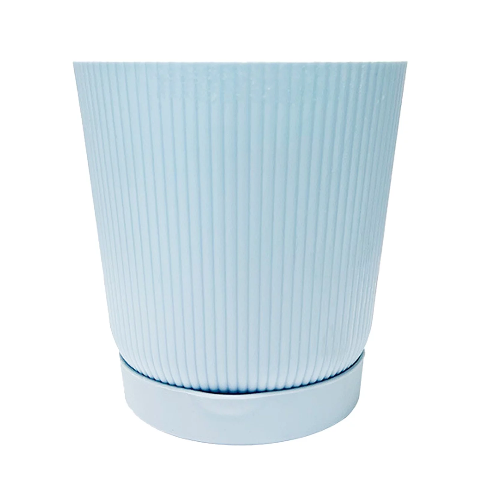 DYWADE 4Th of July Accessories Small Flower Pot Thickened Plastic Small Pot With Tray Garden Breathable Pot Blue One Size