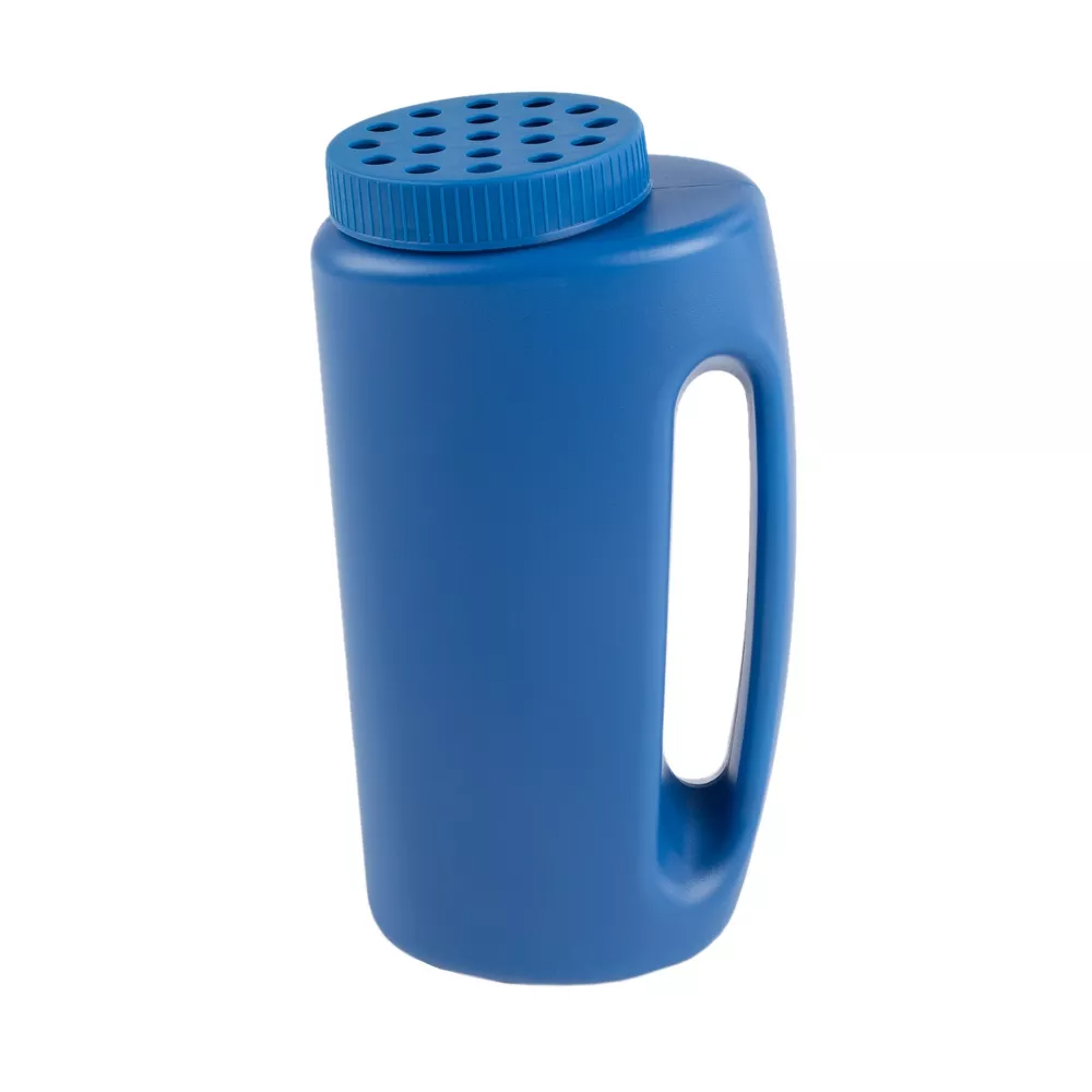 LYP Handheld Salt, Seed, and Fertilizer Spreader for Lawns, Gardens, and Yards - Blue