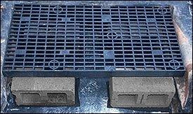 Custom Pro 24 Inch x 36 Inch Heavy Duty Fountain Basin Grate - for Pond and Water Garden Features and More - Hides Reservoirs - Holds Rocks, Other Decorations - Black - Can Be Cut