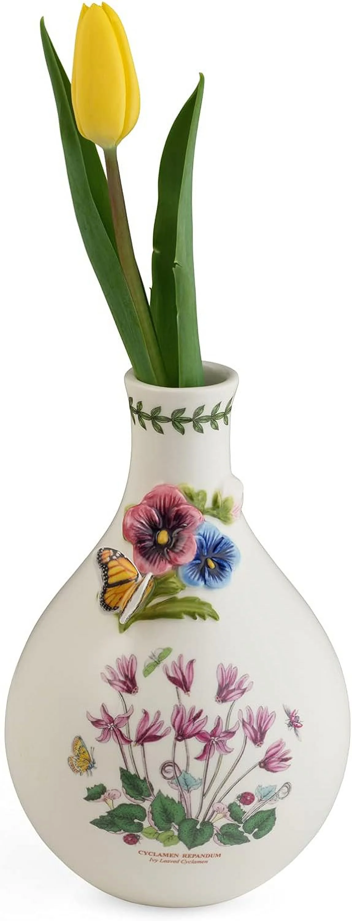 Botanic Garden Bouquet 8” Vase (Cyclamen)