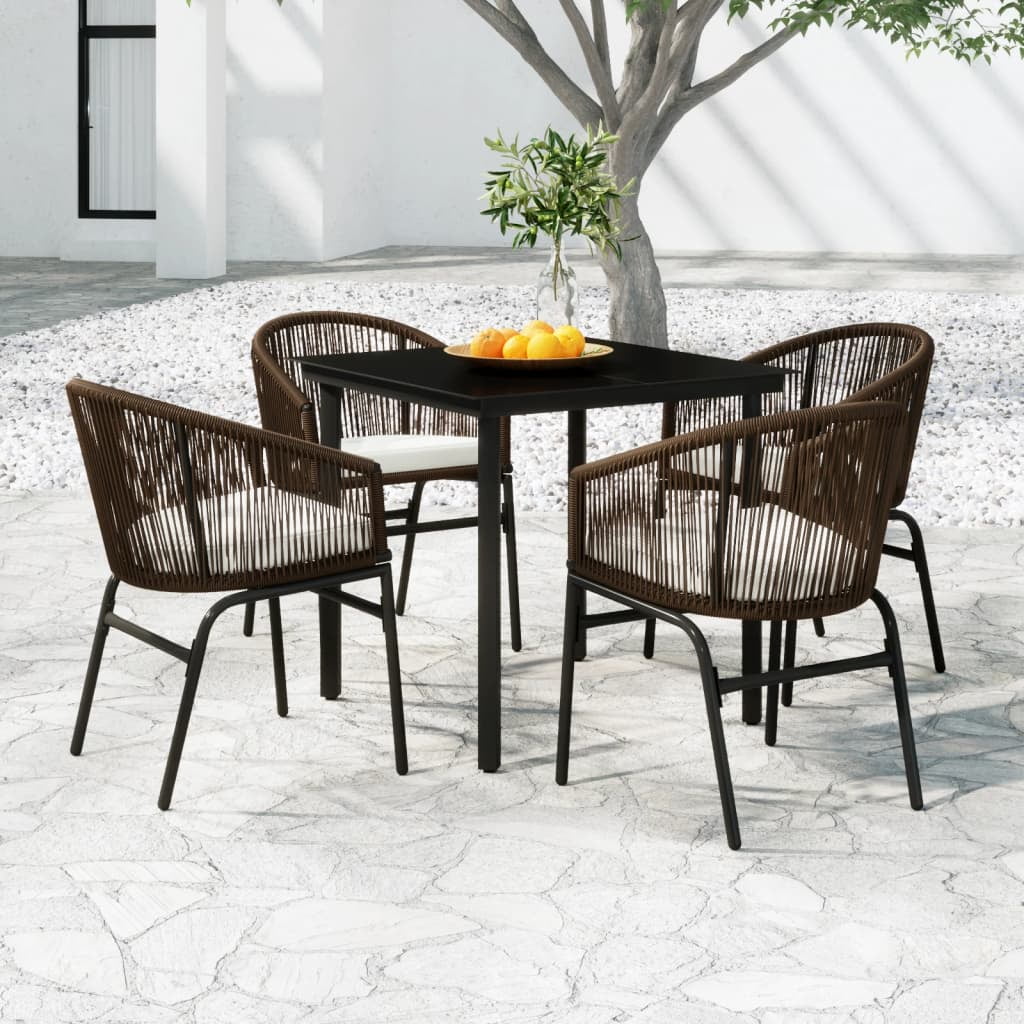 Irfora parcel, Set Patio Furniture Set Patio Table 5 Piece Patio Set Table And Chairs - 3099228Table Set 4 Table Barash Chair Balcony Chair And Chair Balcony Zeyuan Jiaocha Vidaxl