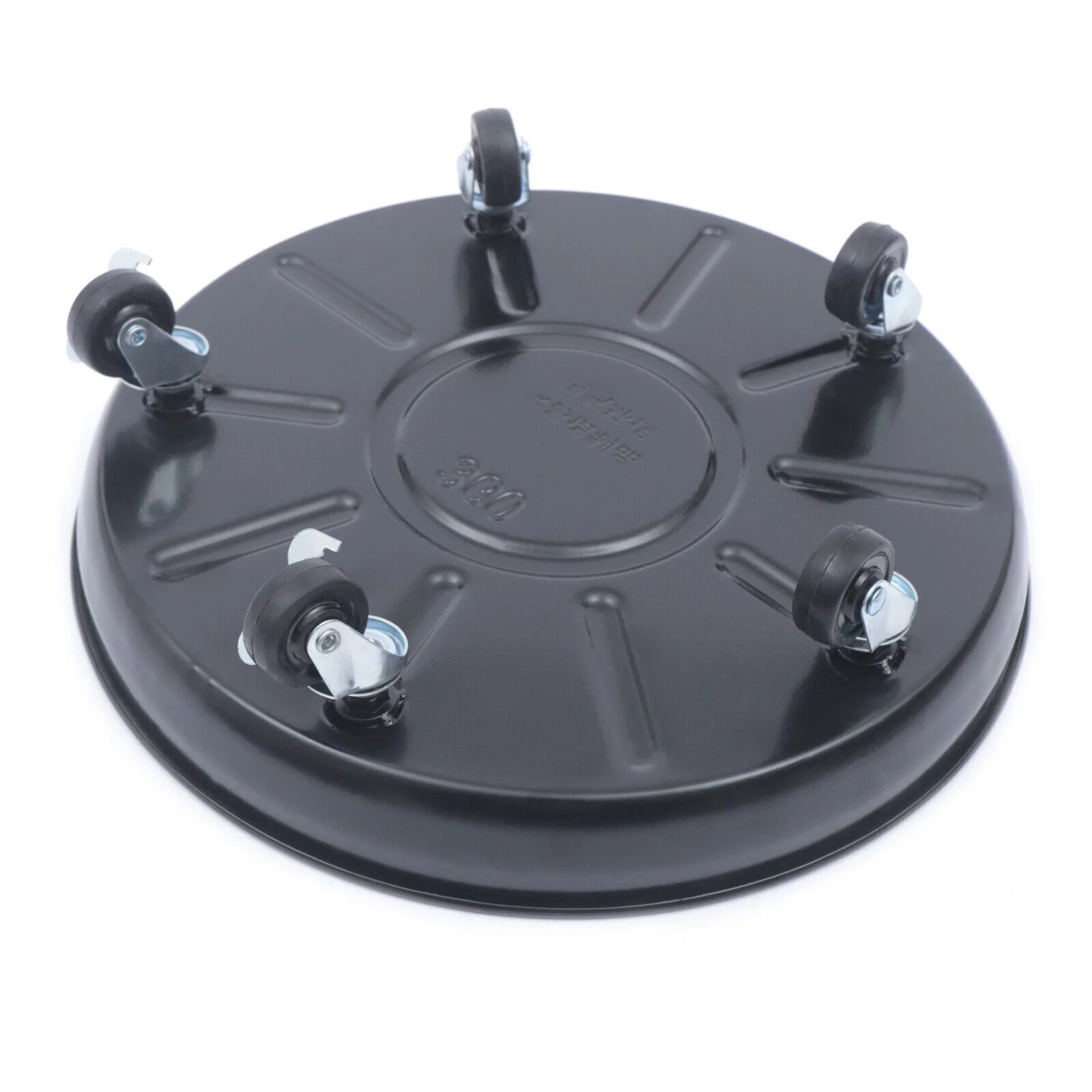 Black 3-Pack Movable Plant Caddy + Wheels Plant Dolly Rolling Flower Pot