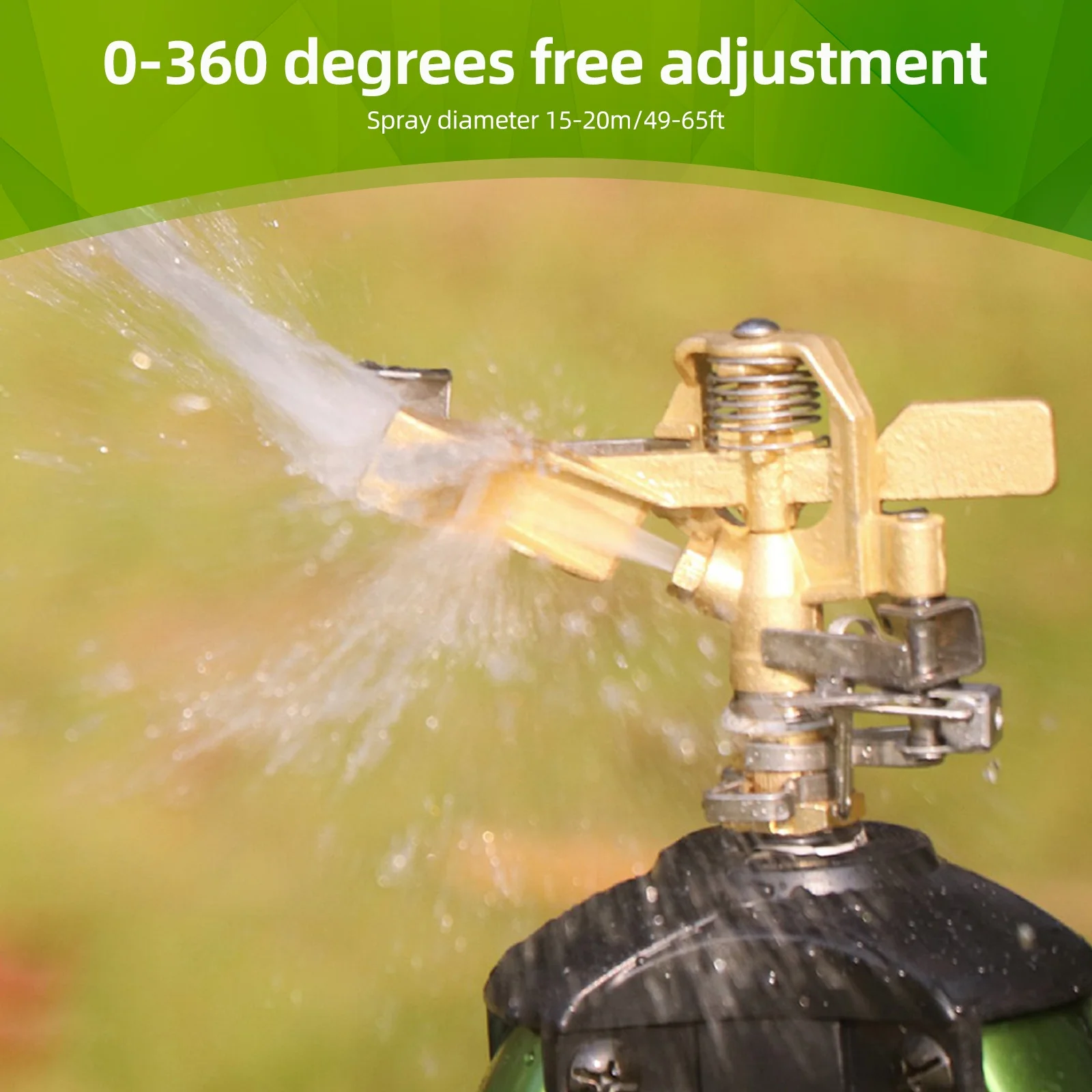Sprayer,Heavy Duty Lawn Sprinkler Area Sprinkler 3/4 Inch Flip And Zinc Alloy Water Area Sprinkler Nozzle Sprinkler Nozzle And Alloy 3/4 Inch Sprinkler On Heavy On Heavy Duty Zinc Alloy 3/4