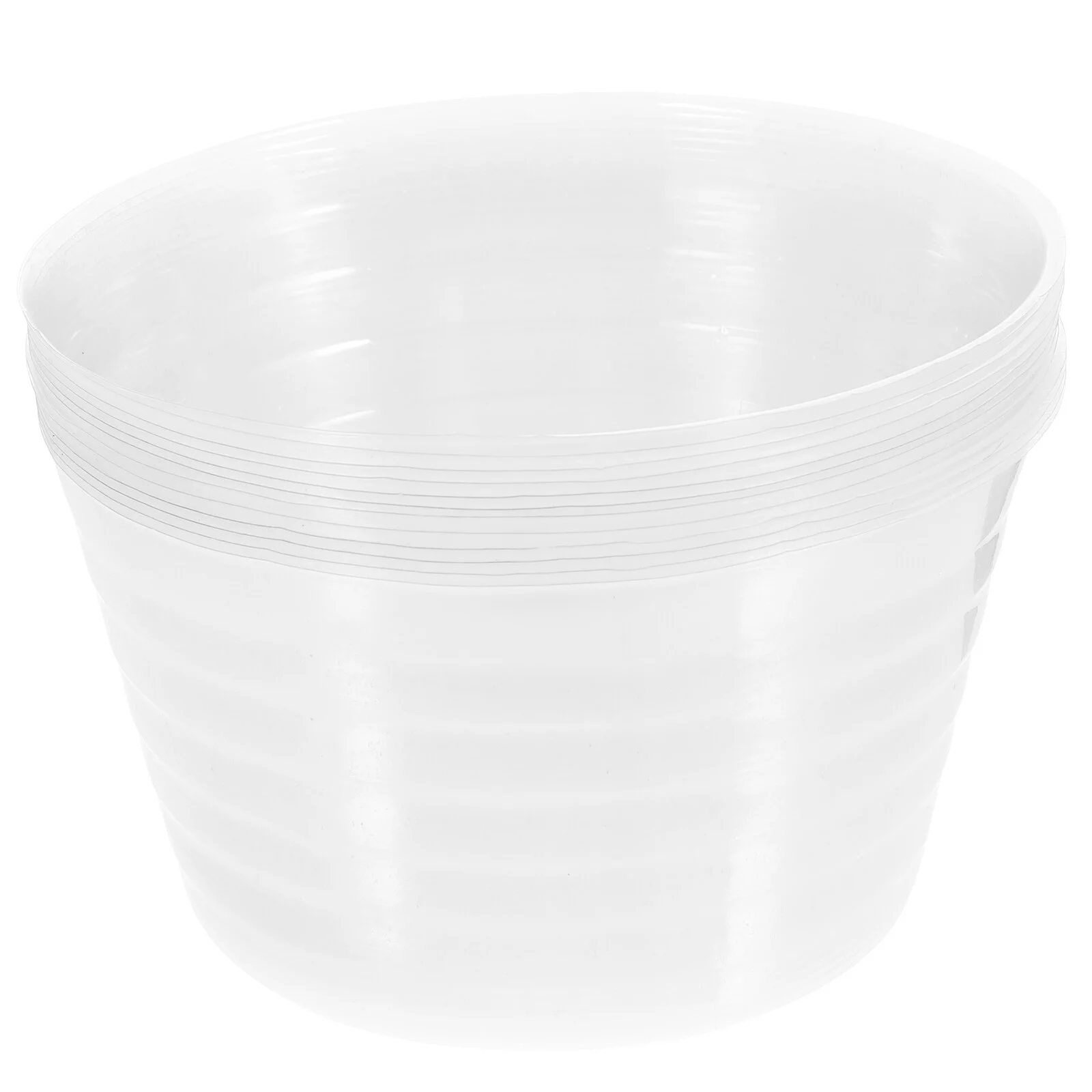 Guichaokj 12pcs Plastic Plant Pot Saucer Drip Tray Plastic Flower Pot Tray Clear Plant Saucers