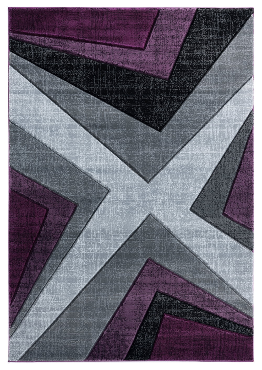United Weavers of America  2 ft. 7 in. x 7 ft. 4 in. Bristol Zine Plum Rectangle Runner Rug