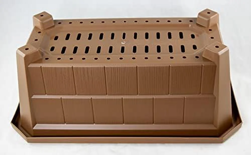 Japanese Plastic Bonsai Training Pot, Cactus & Succulent Planter - 13.75