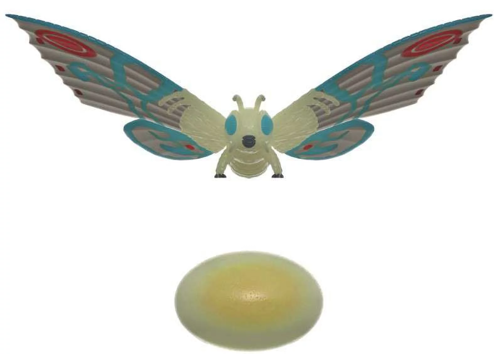 Mothra Godzilla Glow in the Dark Super7 Reaction Action Figure