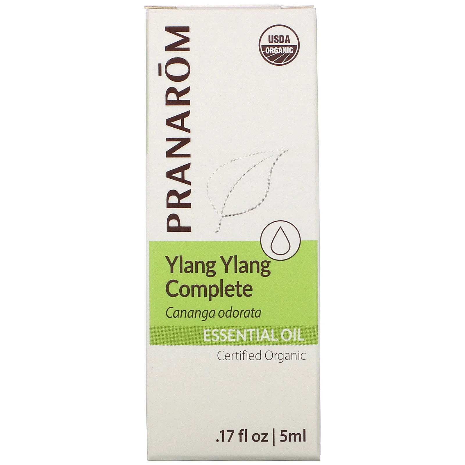 Pranarom Essential Oil, Ylang Ylang Complete, .17 fl oz (5 ml)