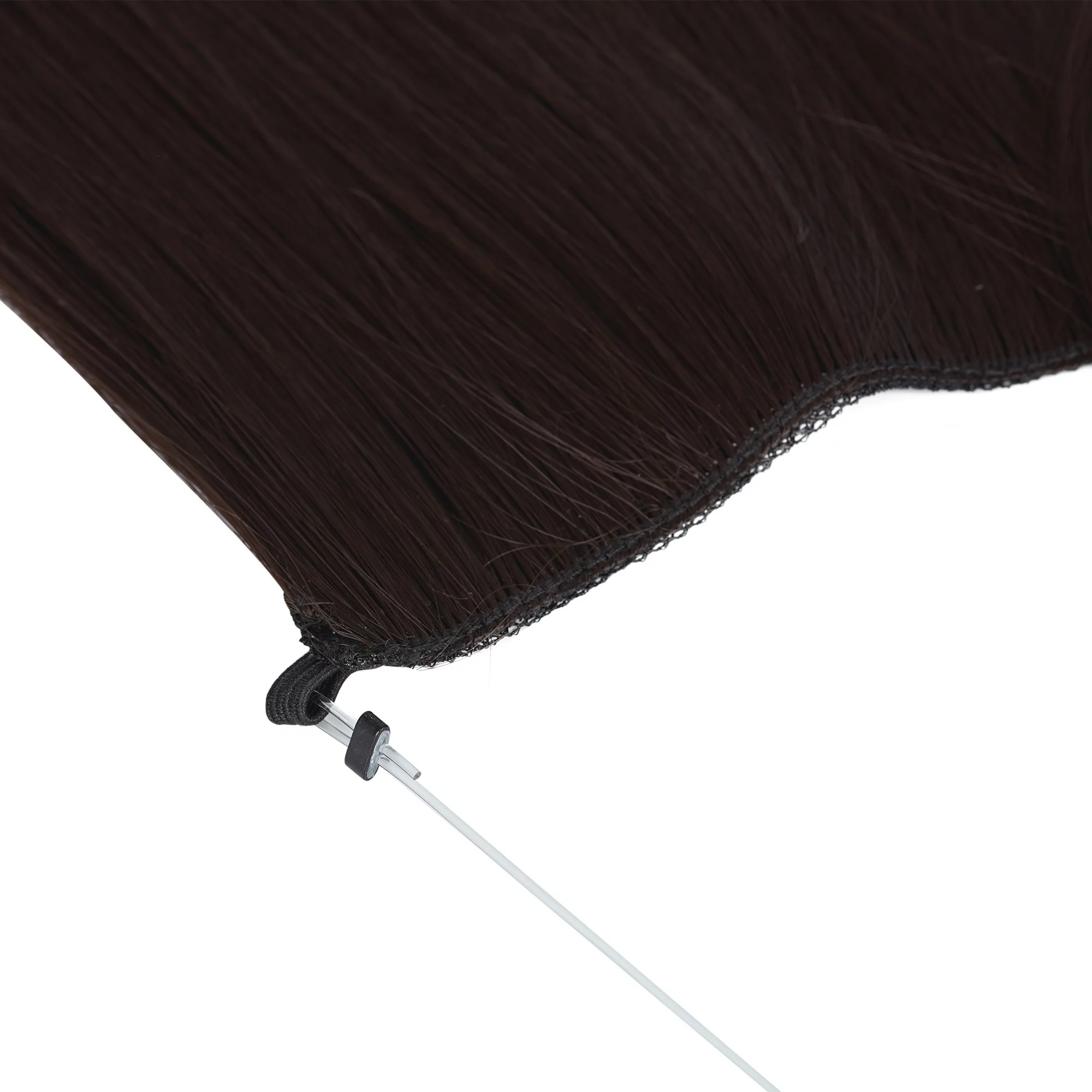 Youloveit 22Inchs Straight Miracle Translucent Invisible Wire Wire Hidden Extensions Fish Line on Synthetic Straight Hair Extensions Hairpieces No Clip (Dirty Blonde - 18H613)