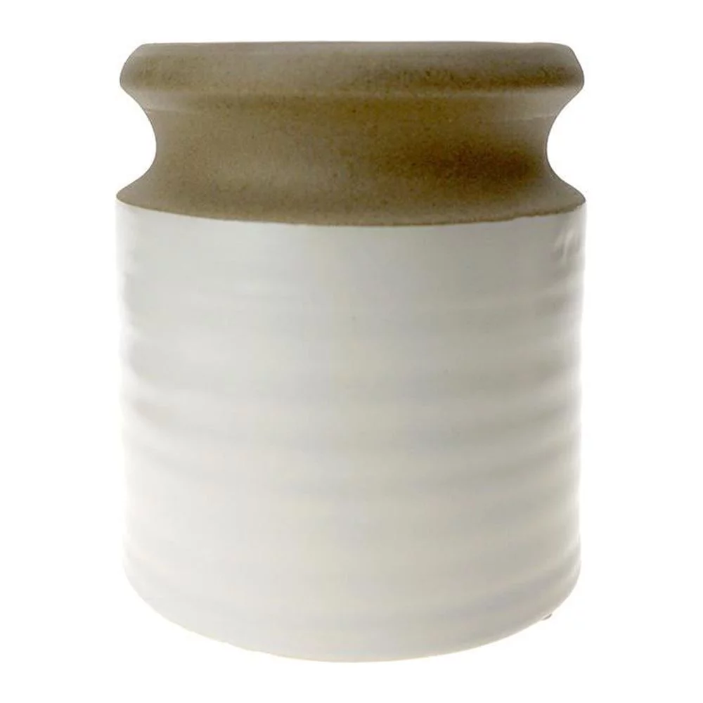 Two Toned Tapered Ceramic Pot, 5-1/4-Inch