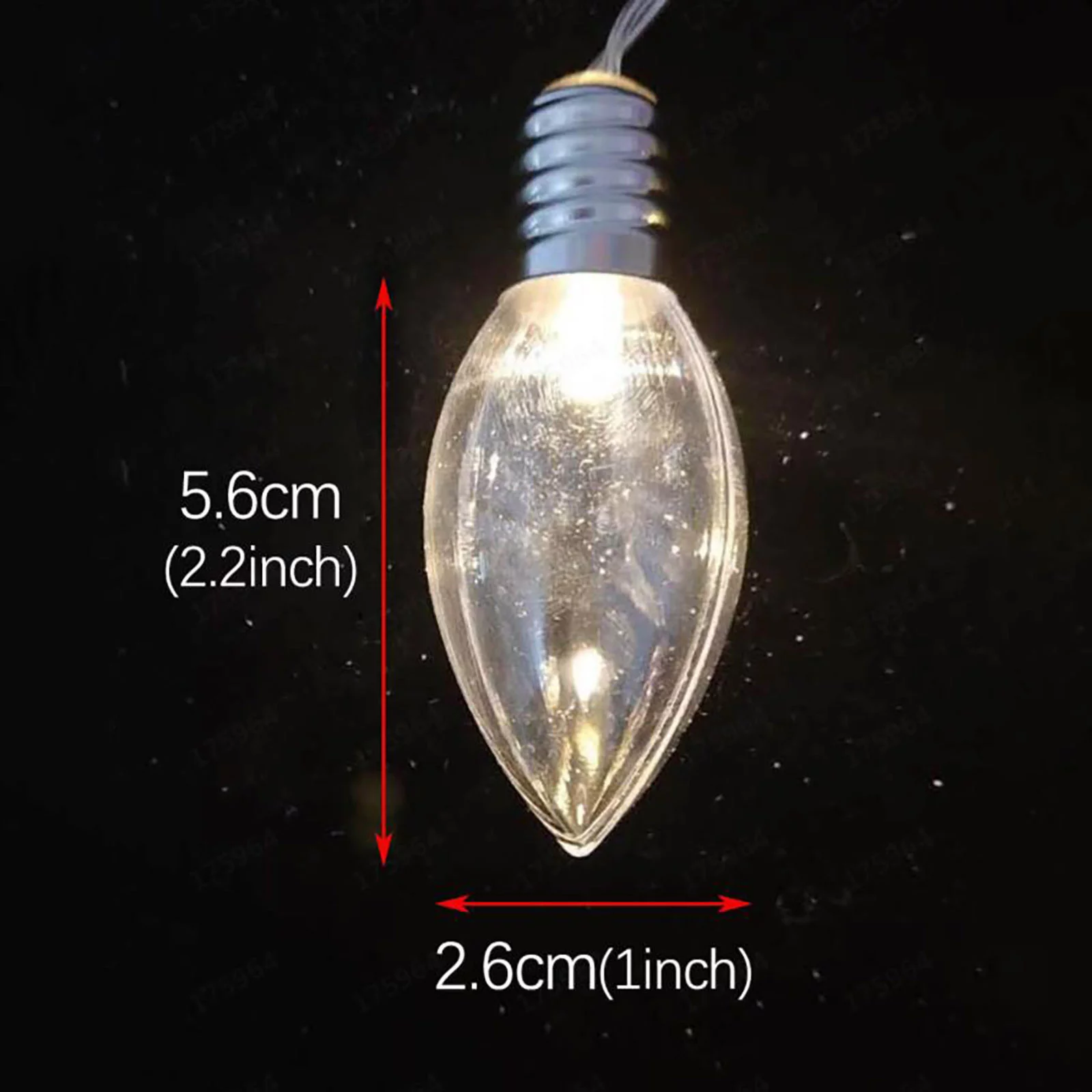 BadyminCSL Target Bullseye Playground Christmas Tree Snow String Lights Christmas Lights