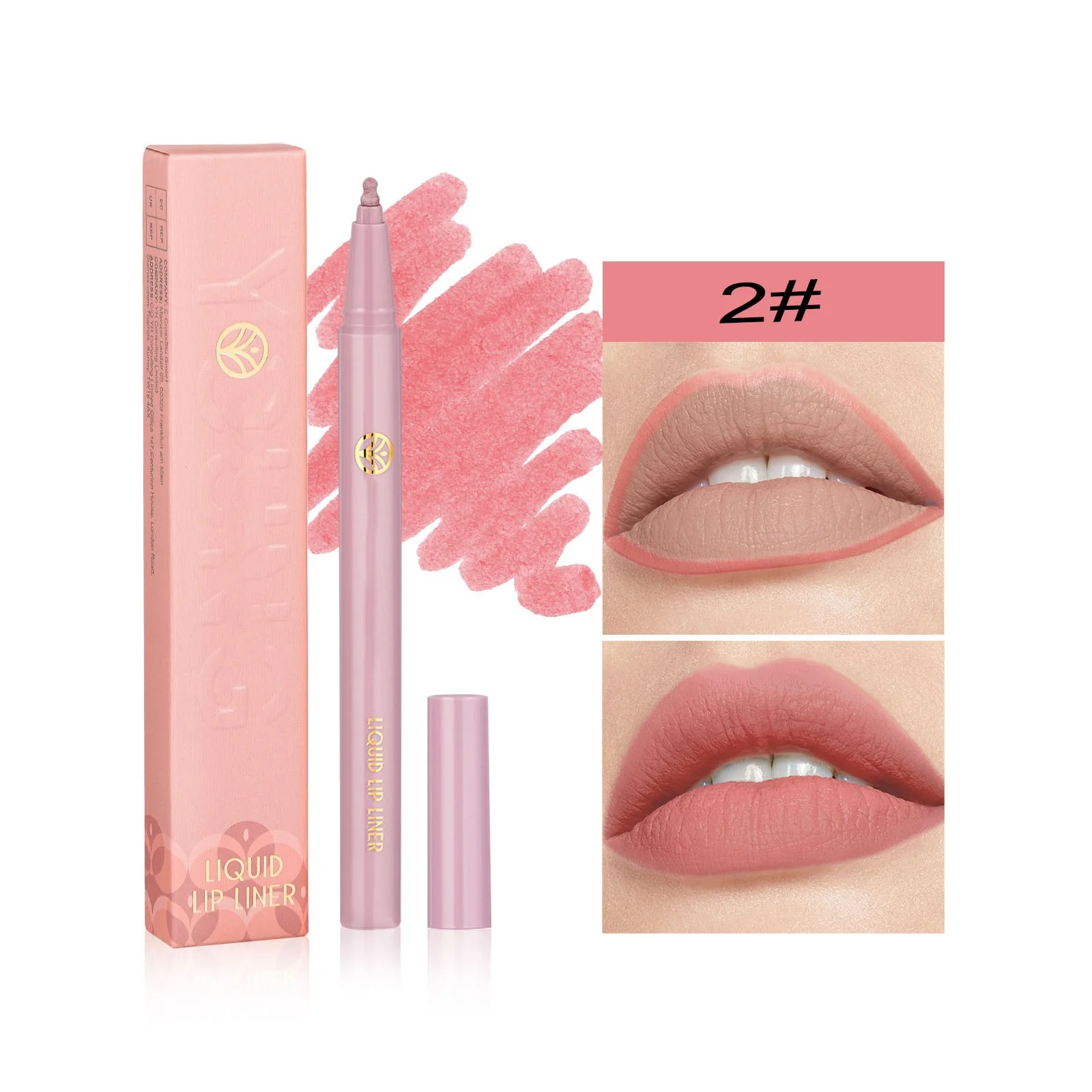 iju7gthy Cheeks Long Lasting Multi Color Lip Liner Lipstick Pen Liquid Lip Liner Sponge Gourd Head Lipstick Pen Mist Top Lip Gloss Lipstick Pen