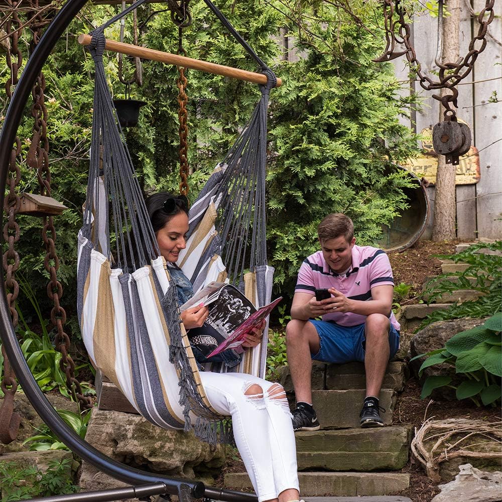 Vivere Brazilian Hammock Chair, Desert Moon