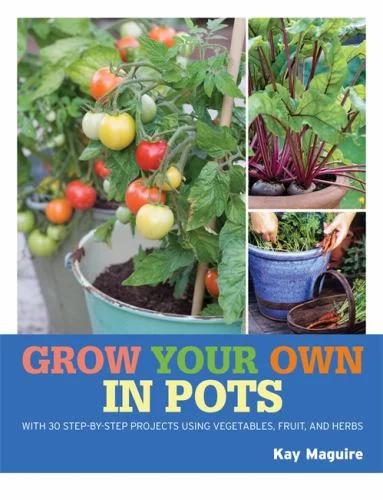 Pre-Owned Grow Your Own in Pots: With 30 Step-By-Step Projects Using Vegetables, Fruit and Herbs (Hardcover) 1784724378 9781784724375