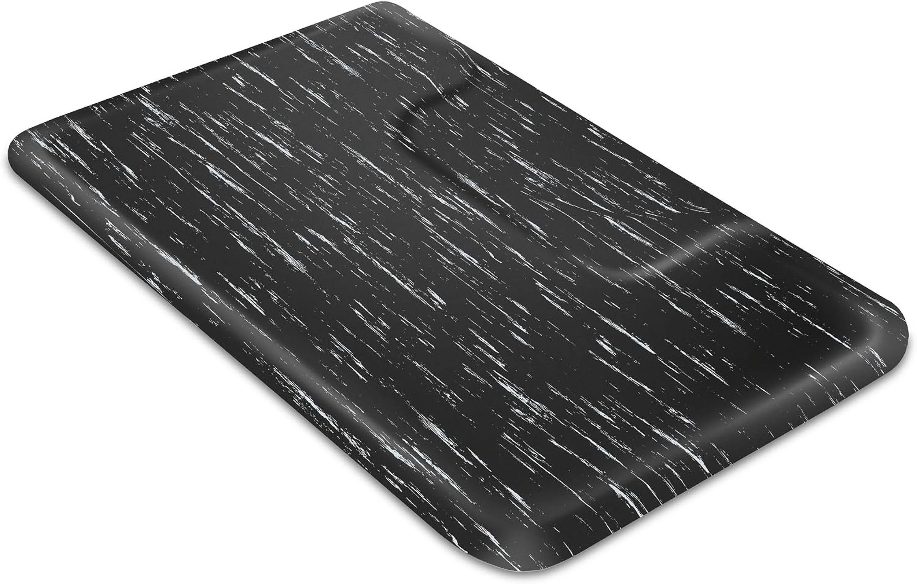 3 Ft. X 5 Ft. Salon & Barber Shop Chair Anti-Fatigue Floor Mat - Marble Rectangle - 1/2 In. Thick