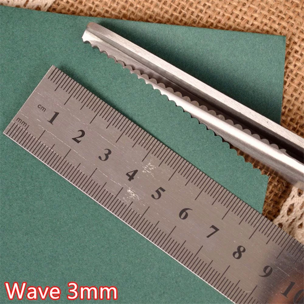 Tailor Scissors Dog tooth Scissors Circular arc wave shear Fabric lace Scissors Professional Crafts Comfort Grip Handled Dressmaking Zig Zag Pinking Shears WAVE 3MM