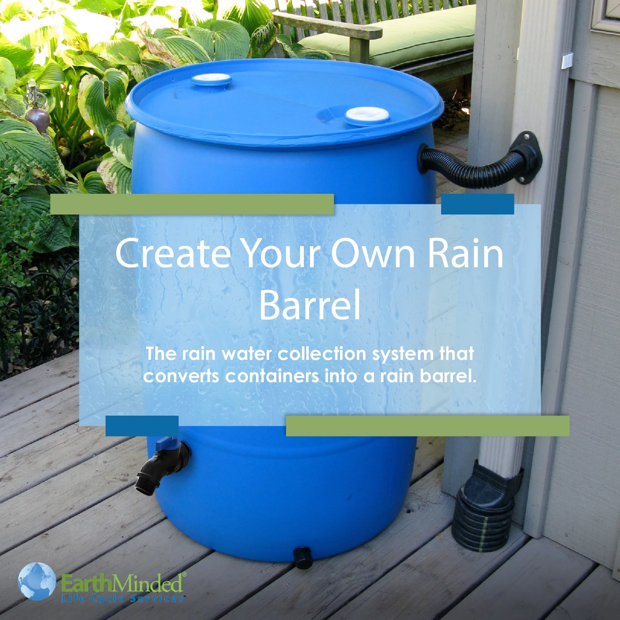 EarthMinded RBK-0001 DIY Rain Barrel Kit