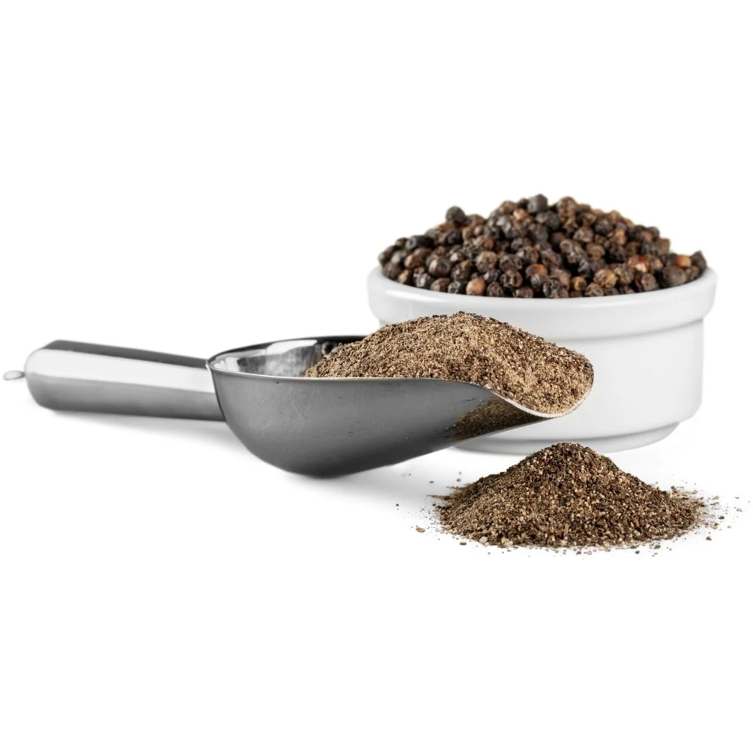 Black Pepper by Its Delish Gourmet ground, 16 oz Large Jar