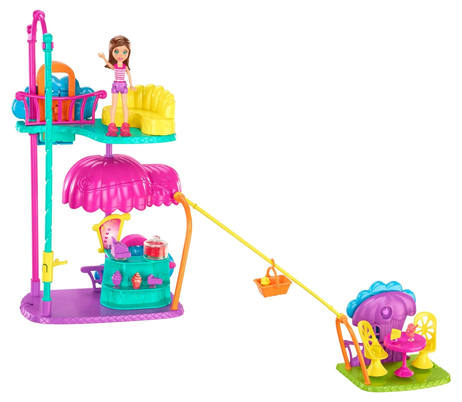 Polly Pocket Wall Party Cafe Playset