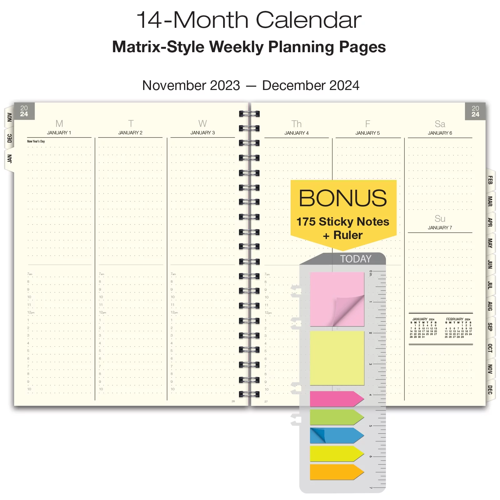 Essential Monthly & Weekly Planner 5