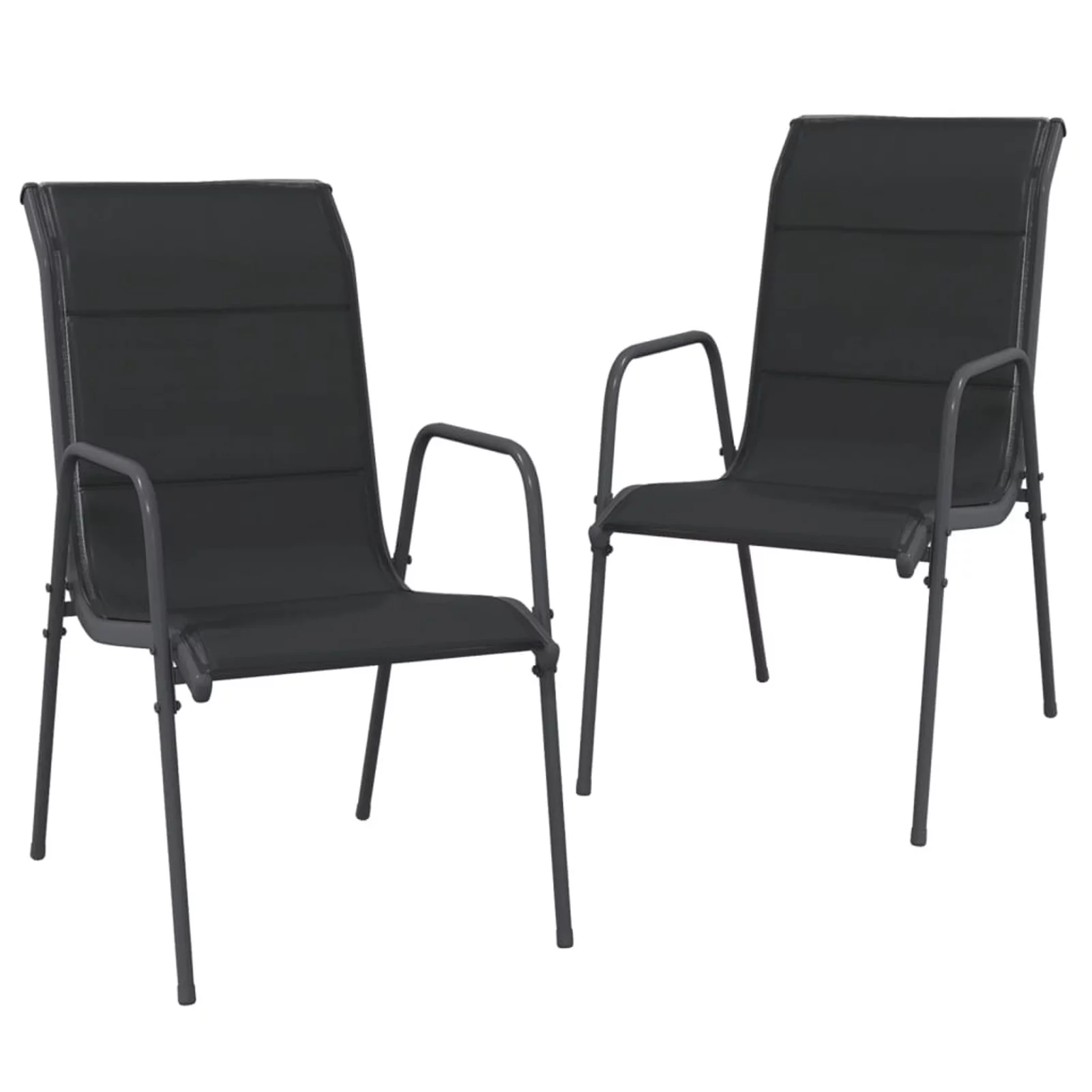 Andoer parcel,Chairs 2 Pcs Chair Patio Steel AndChair Patio Chairs 2 Chair With Metal Camerina With Metal Frame Chusui Vidaxl Patio Deck Lawn Metal FrameDeck Lawn Steel