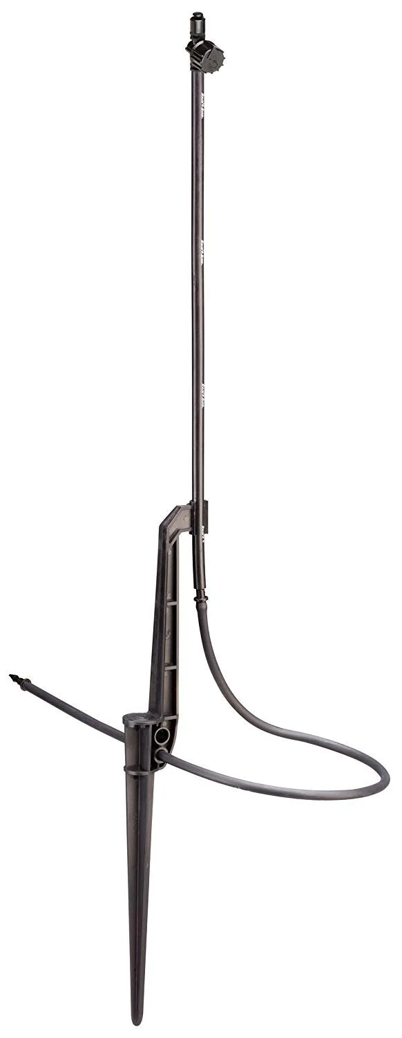 Rain Bird MSSTKTQ1S Drip Irrigation Micro-Spray on Adjustable Height Staked Riser with 1/4