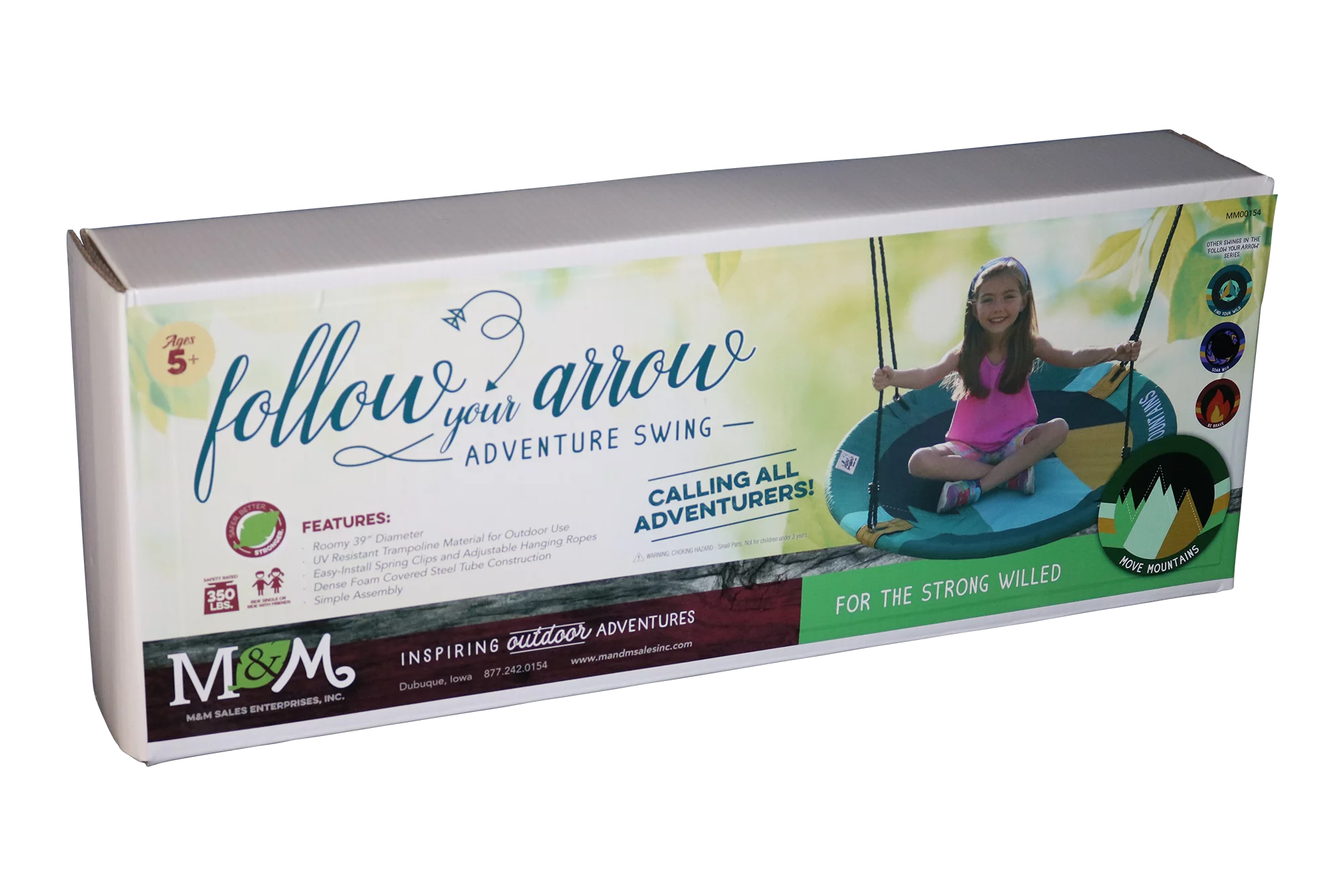 M&M Sales Enterprises Inc Move Mountains Adventure Mat Swing