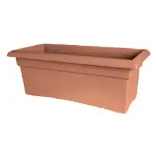 1PC Bloem 57026C Deck Box Planter Square Terracotta (Case of 5)