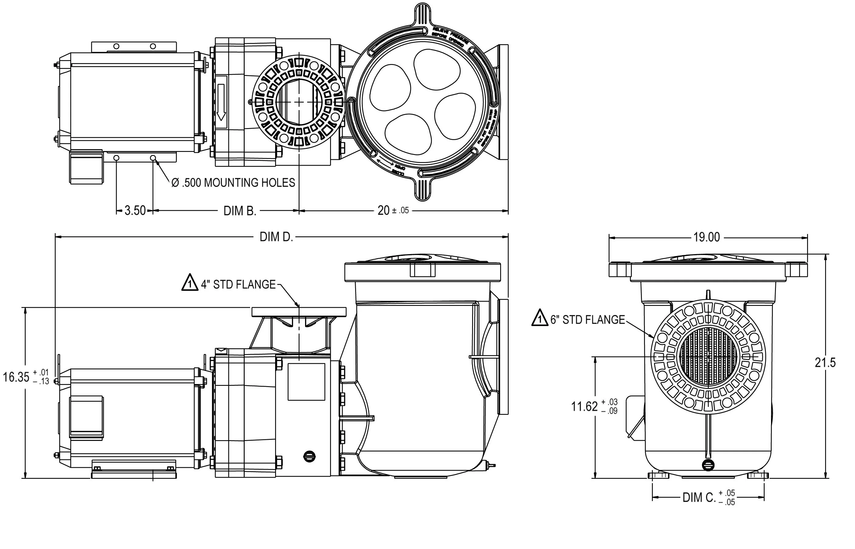 Pentair Pool Products 340032 Eq750 7.5 HP Eq Pump - 30.4