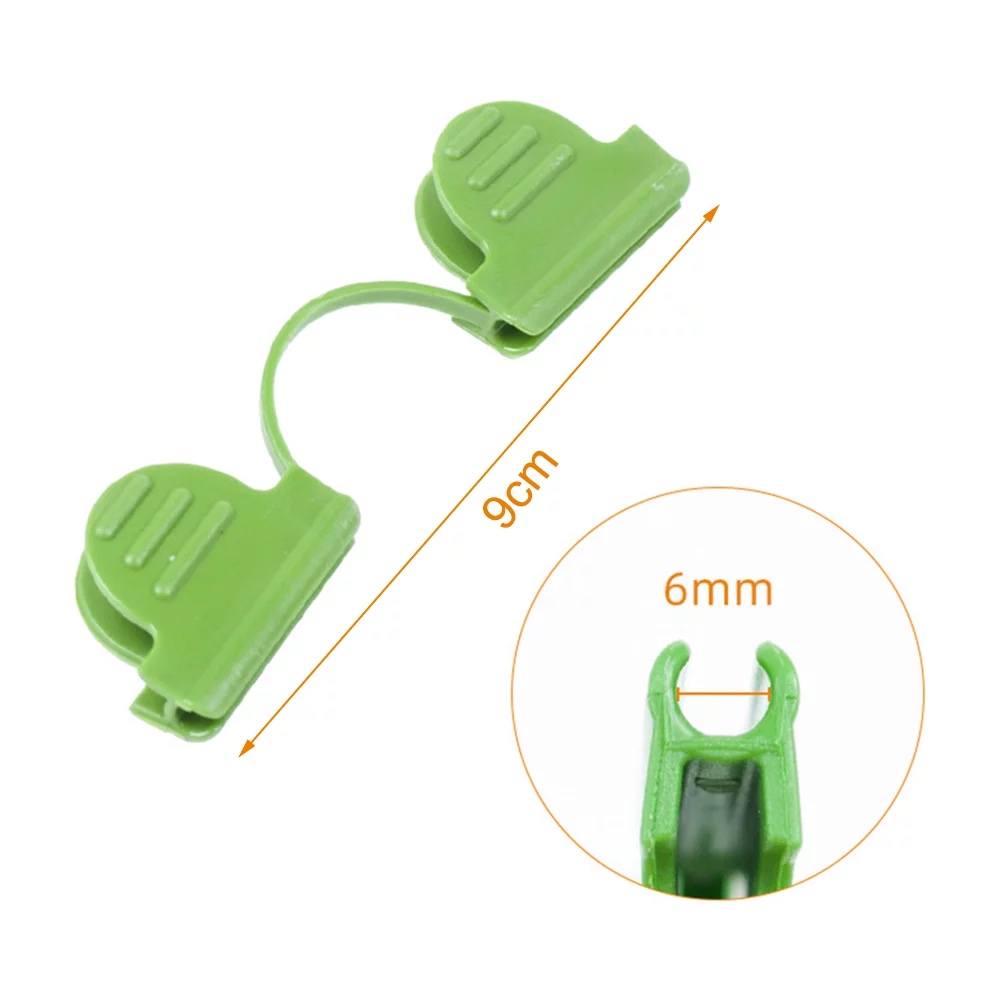 30pcs Pipe Clamp Greenhouse Film Frame Vegetable Fruit Cover Insect Net Sunshade Net Fixing Clip Household Garden Supplies