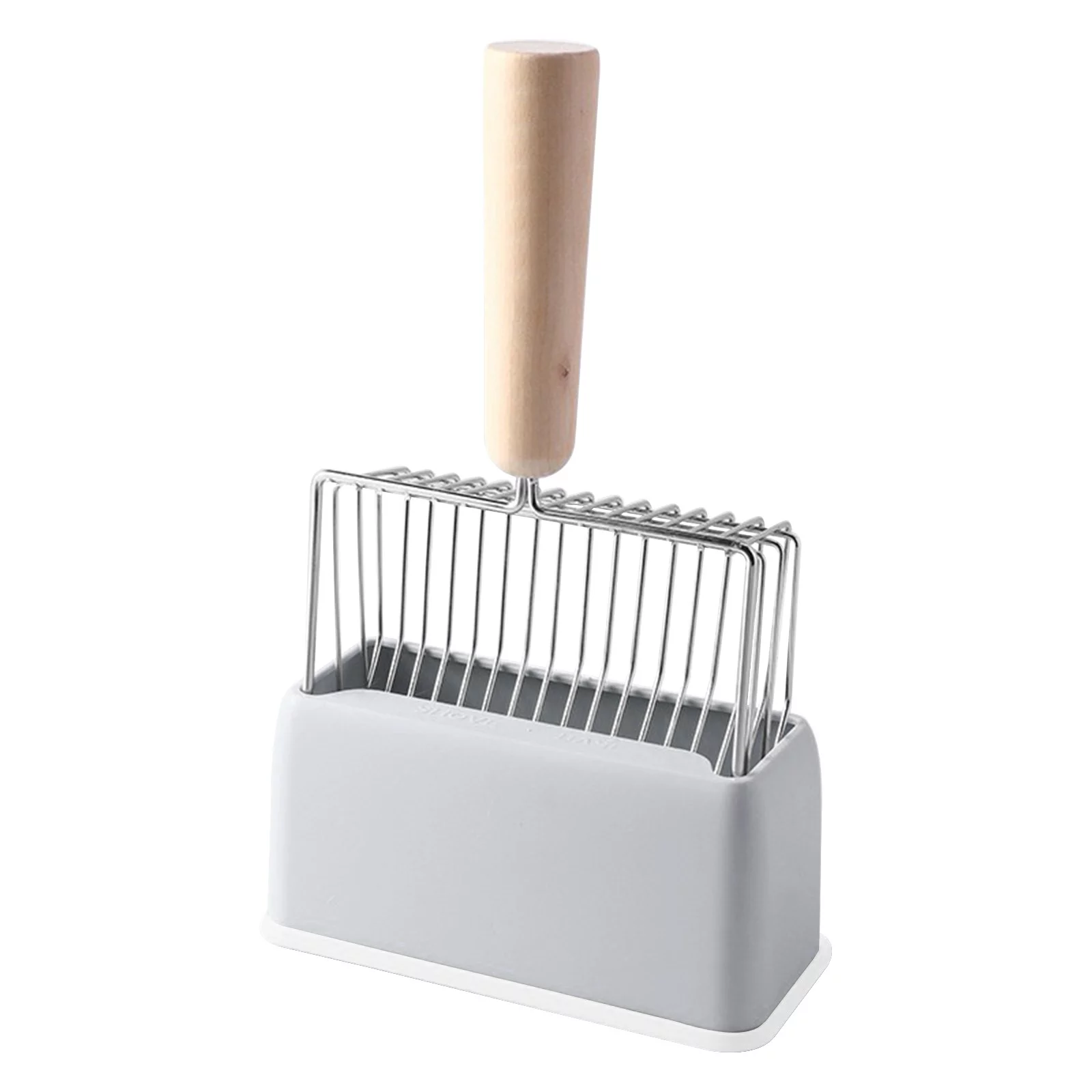 FHKOEGHS Grippers for Reaching Extra Strong Cat Litter Scoop With Waste Container Cat Litter Cat Litter With Deep Shovel Stainless Steel For Litterbox Kitty Po