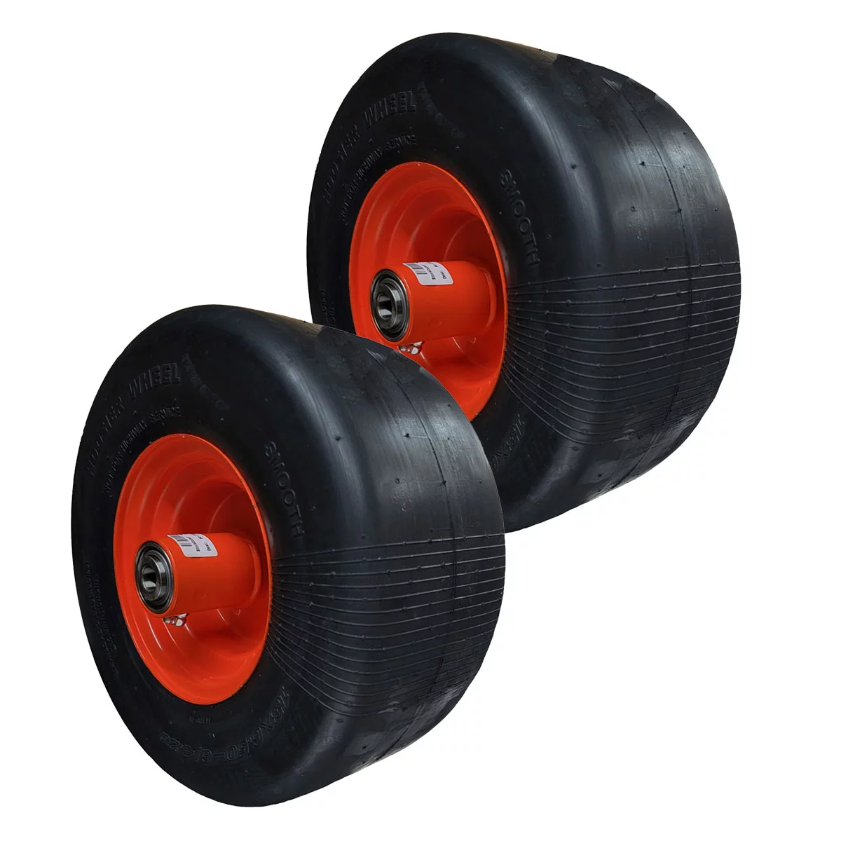Set of 2 No Flat Solid Tires 13x6.50-6 for Lawn Mowers Compatible with Toro 103-0065, 103-0069, 103-5188, 109-9127 / PMS-13x6.5-6-Toro